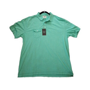Link Soul Golf Polo Shirt Men 2X Short Sleeve Grean Soft Cotton New